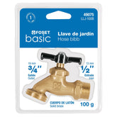 Lave de jardin de aton de 1/2" en bister.